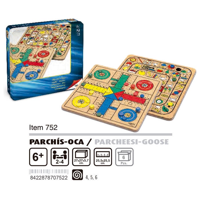 Parchis Oca madera