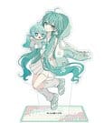 Character Vocal Series 01: Hatsune Miku Miku Hug Series Suporte de acrílico: Flower Ver. 15 cm