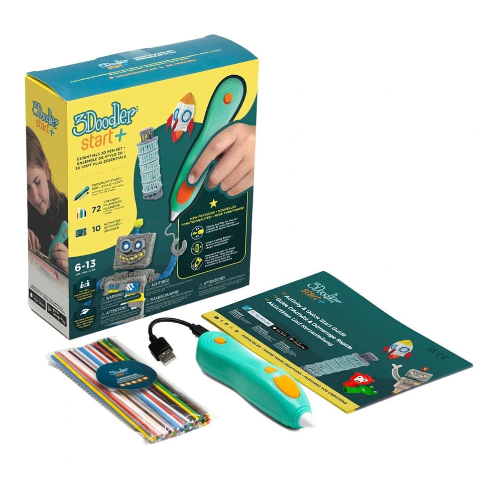 3Doodler Set básico 3D Pen Start + Essentials Frikytopia