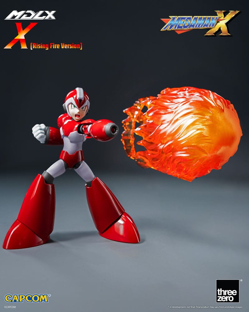 Mega Man Figura MDLX Rockman X / Mega Man X (Rising Fire Version) 12 cm