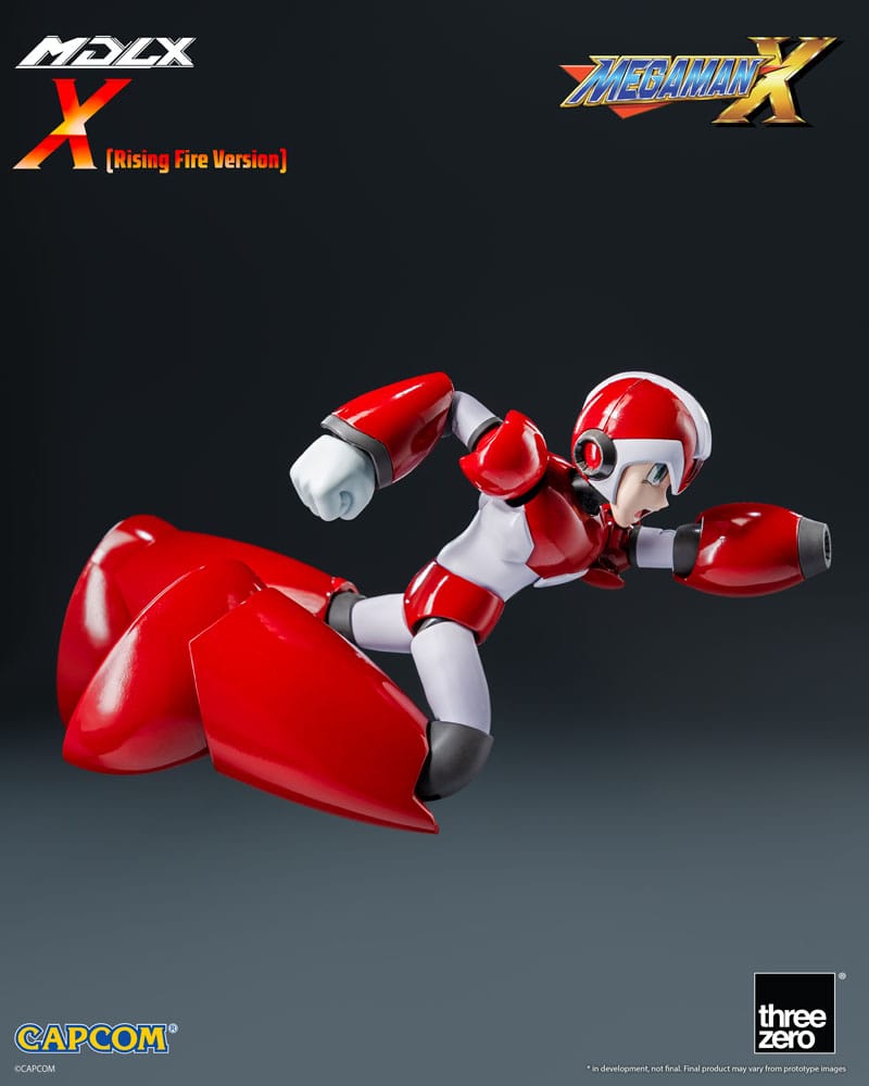 Mega Man Figura MDLX Rockman X / Mega Man X (Rising Fire Version) 12 cm