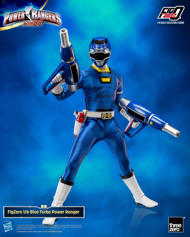Power Rangers Turbo Figura FigZero 1/6 Blue Turbo Power Ranger 30 cm Frikytopia