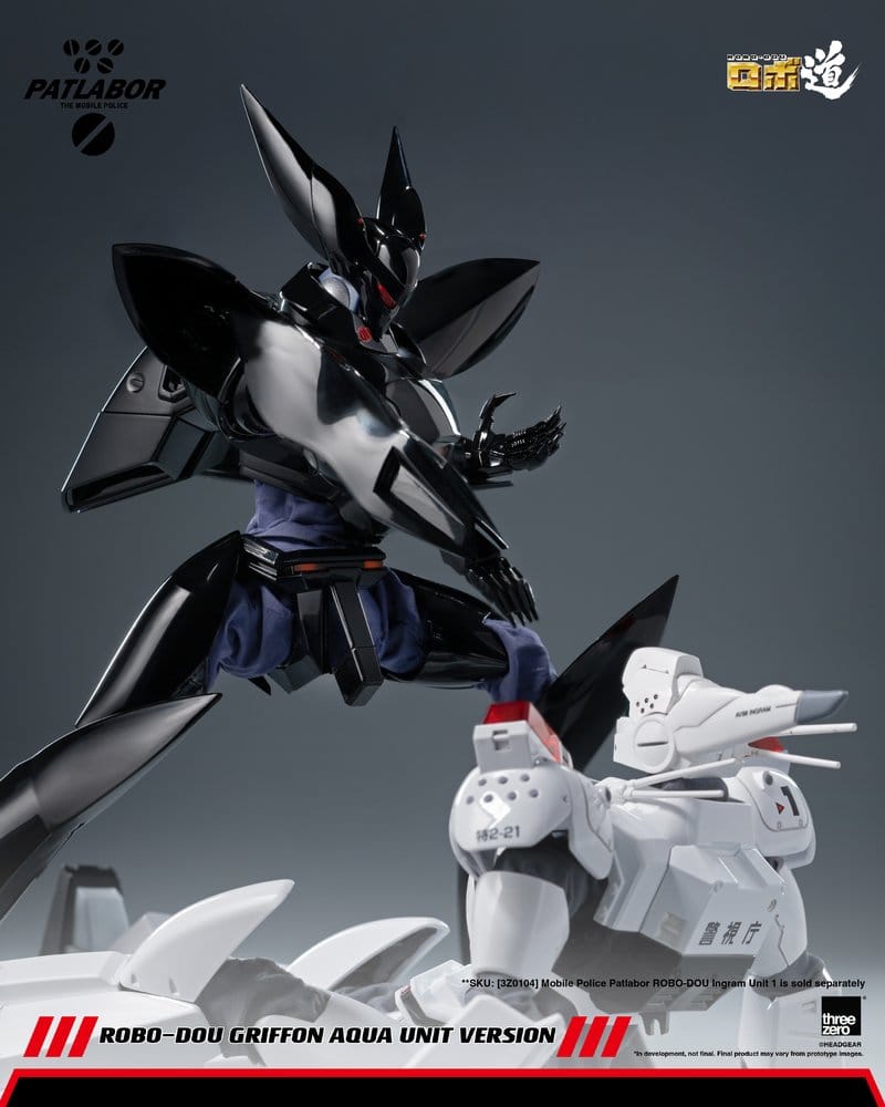 Mobile Police Patlabor Robo-Dou Figura 1/35 Griffon Aqua Unit Version 25 cm