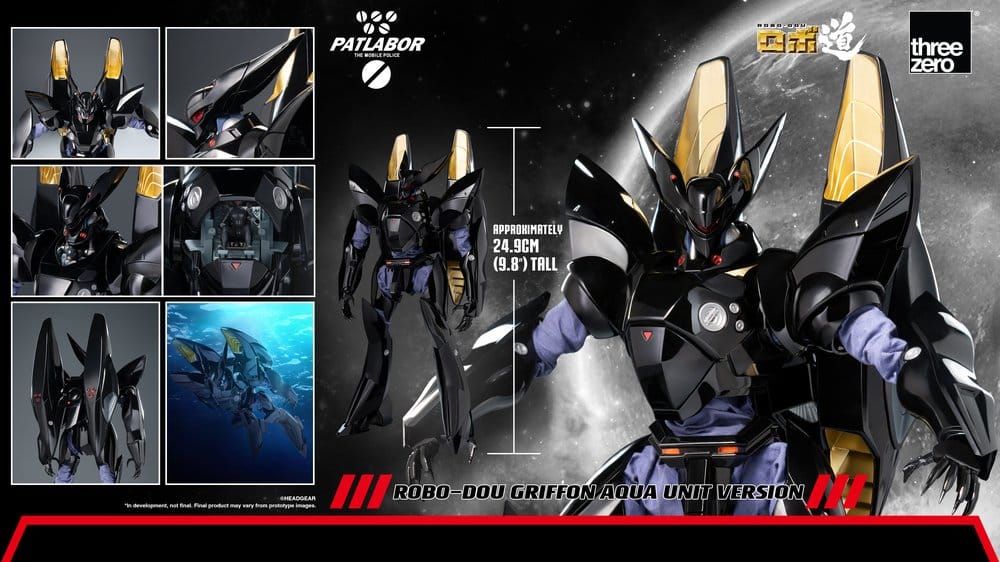 Mobile Police Patlabor Robo-Dou Figura 1/35 Griffon Aqua Unit Version 25 cm