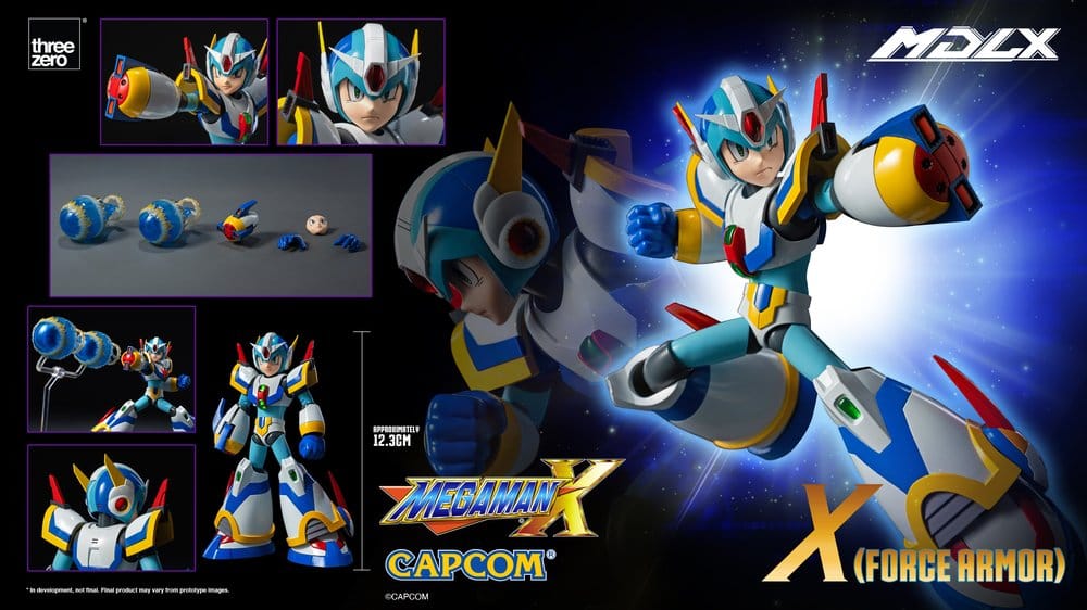 Mega Man X MDLX Figura de Acción Rockman / Mega Man Force Armor 12 cm