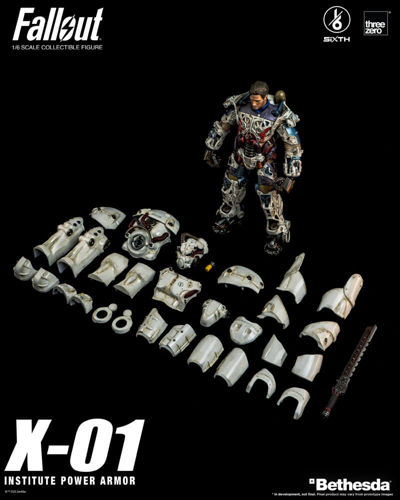 Fallout Figura FigZero 1/6 X-01 Institute Power Armor 37 cm