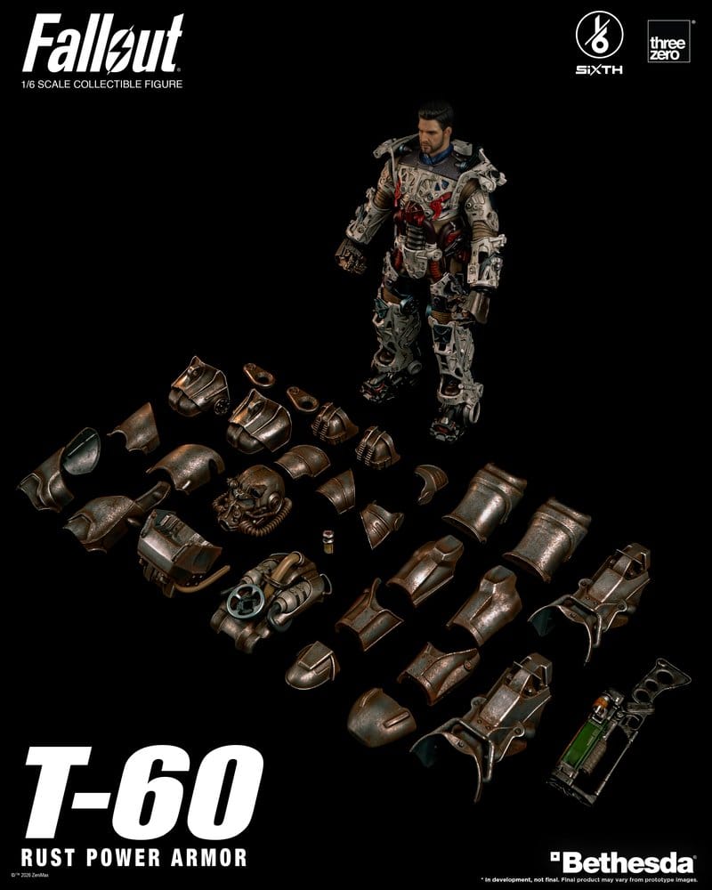 Fallout Figura 1/6 T-60 Rust Power Armor