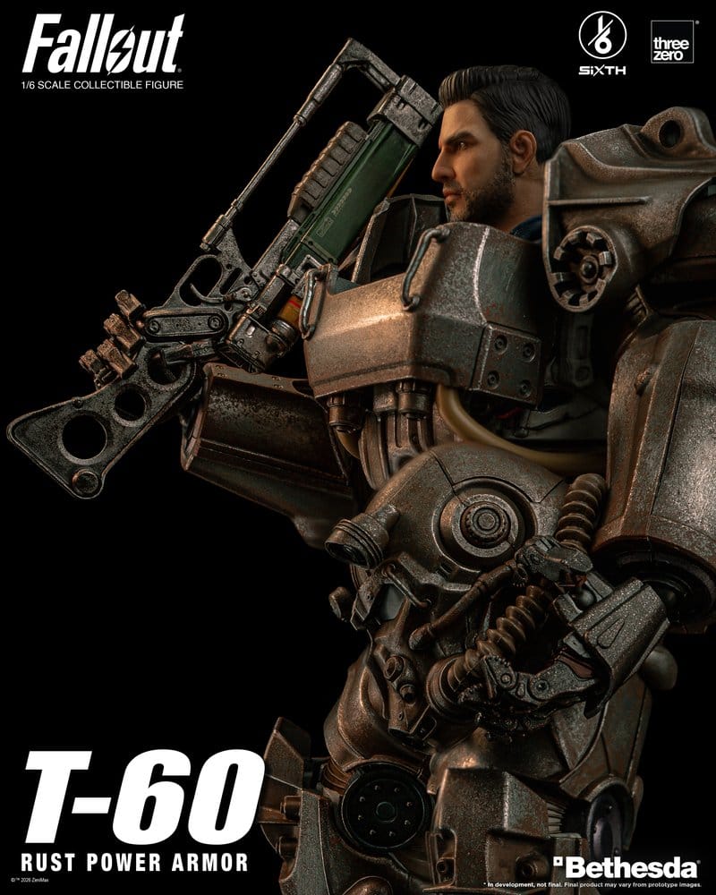 Fallout Figura 1/6 T-60 Rust Power Armor