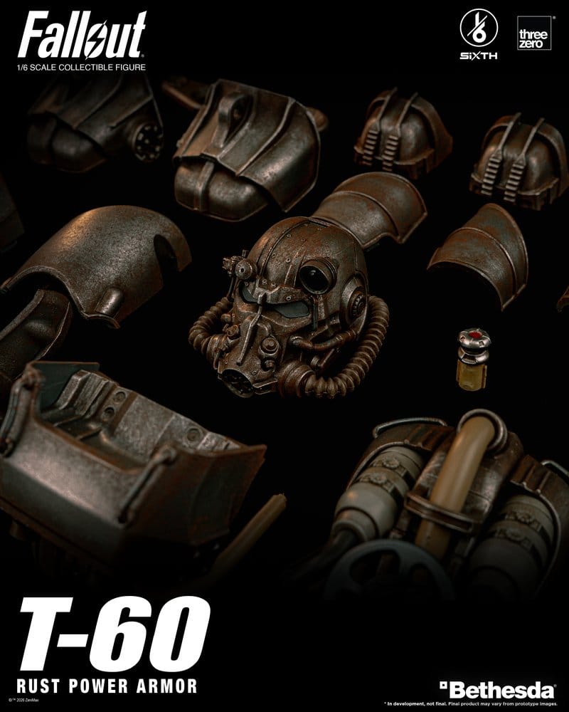 Fallout Figura 1/6 T-60 Rust Power Armor