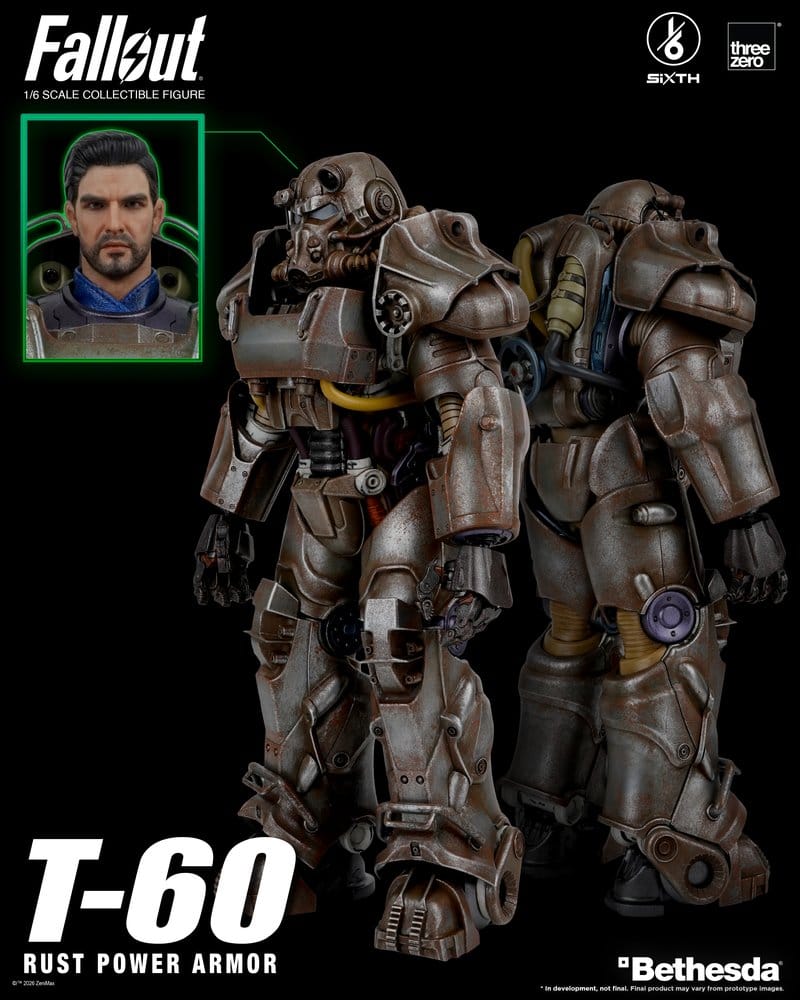 Fallout Figura 1/6 T-60 Rust Power Armor