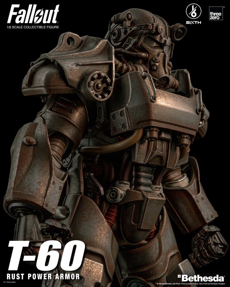 Fallout Figura 1/6 T-60 Rust Power Armor