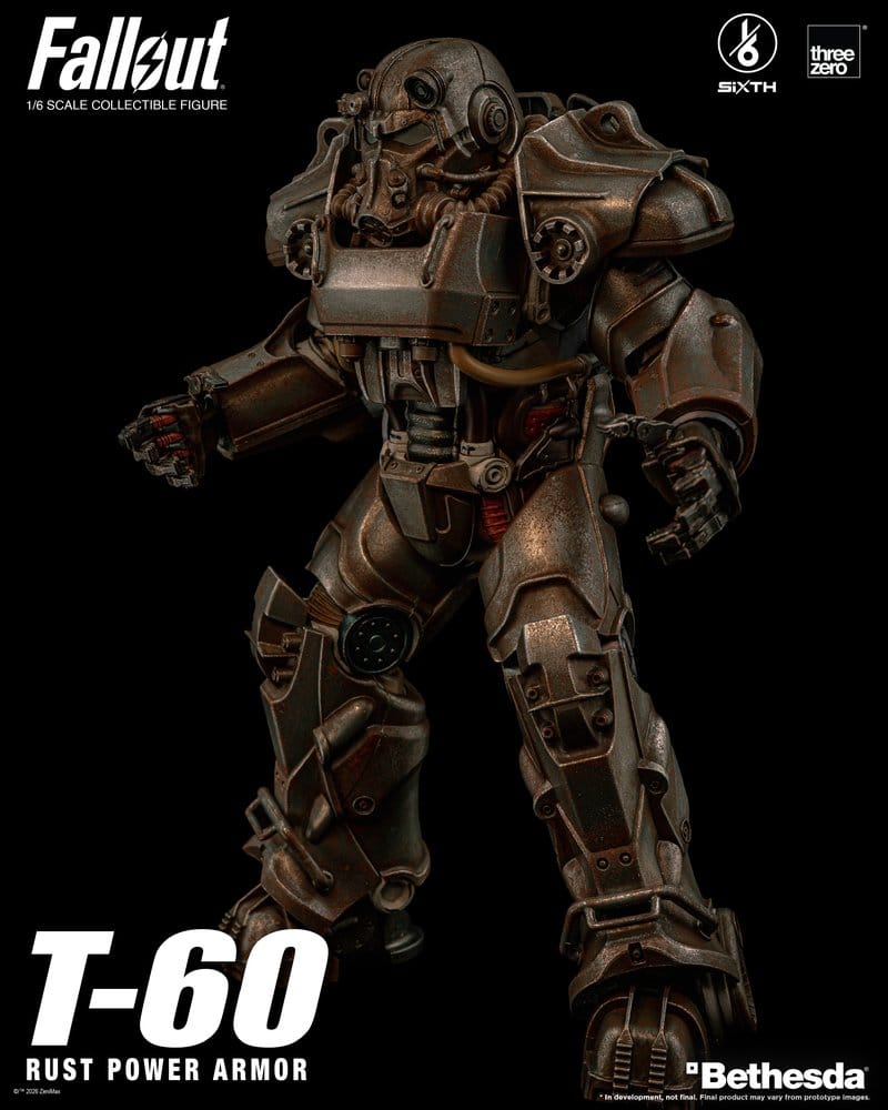 Fallout Figura 1/6 T-60 Rust Power Armor