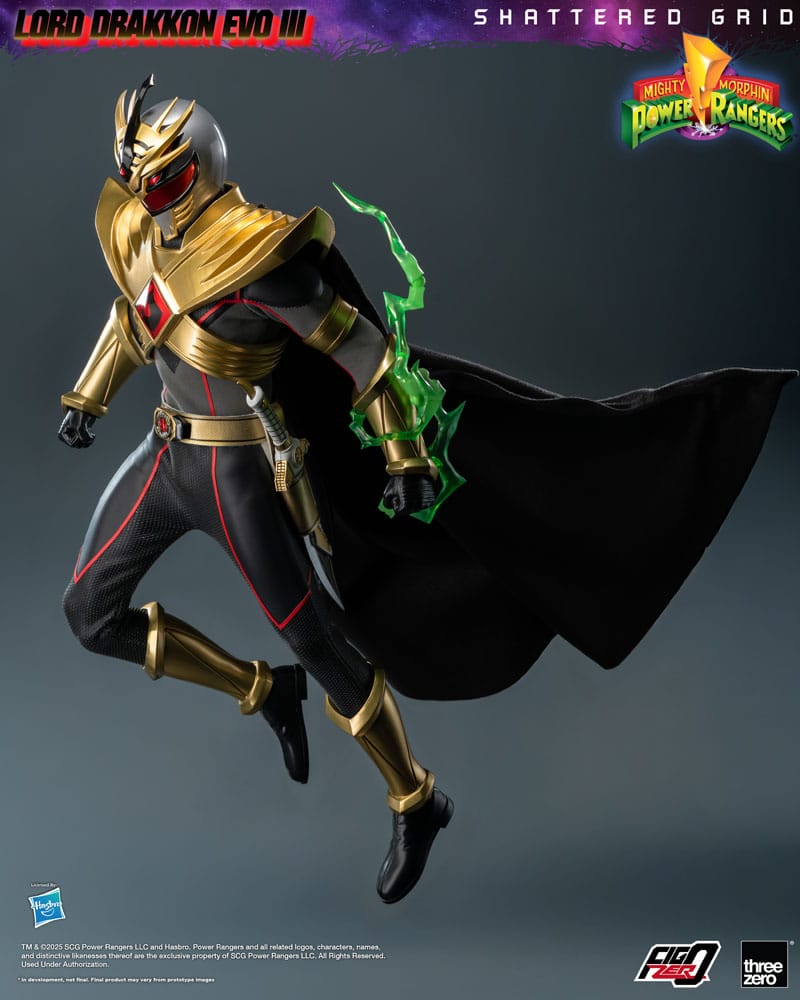 MMPR SHATTERED GRID LORD DRAKKON EVO III 1/6 AF