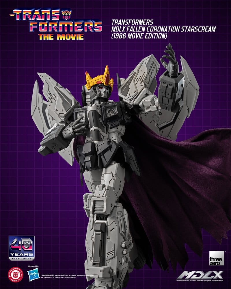 Transformers MDLX Figura Fallen Coronation Starscream (1986 Movie Edition) 20 cm