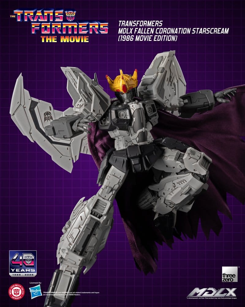 Transformers MDLX Figura Fallen Coronation Starscream (1986 Movie Edition) 20 cm