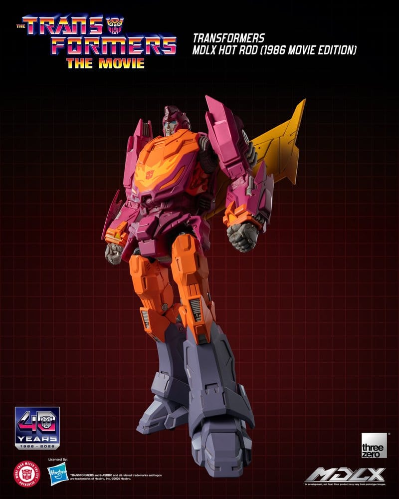 Transformers Figura MDLX Hot Rod (1986 Movie Edition) 18 cm
