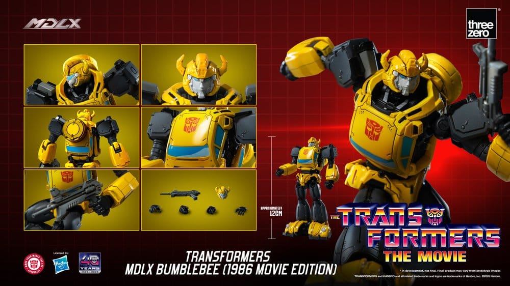 Transformers MDLX Figura Bumblebee (1986 Movie Edition) 12 cm