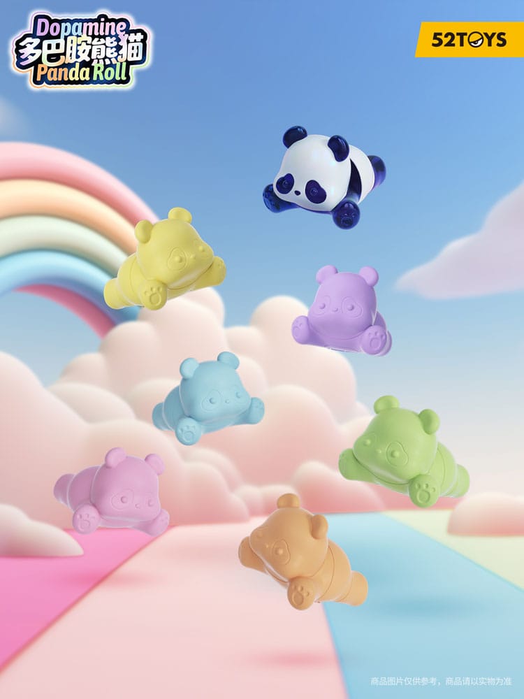 Panda Roll Figuras Blind Box Surtido Dopamine Pandas 3 cm (6) Frikytopia