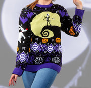 Pesadilla antes de Navidad Sudadera navideña 8-bit Talla S