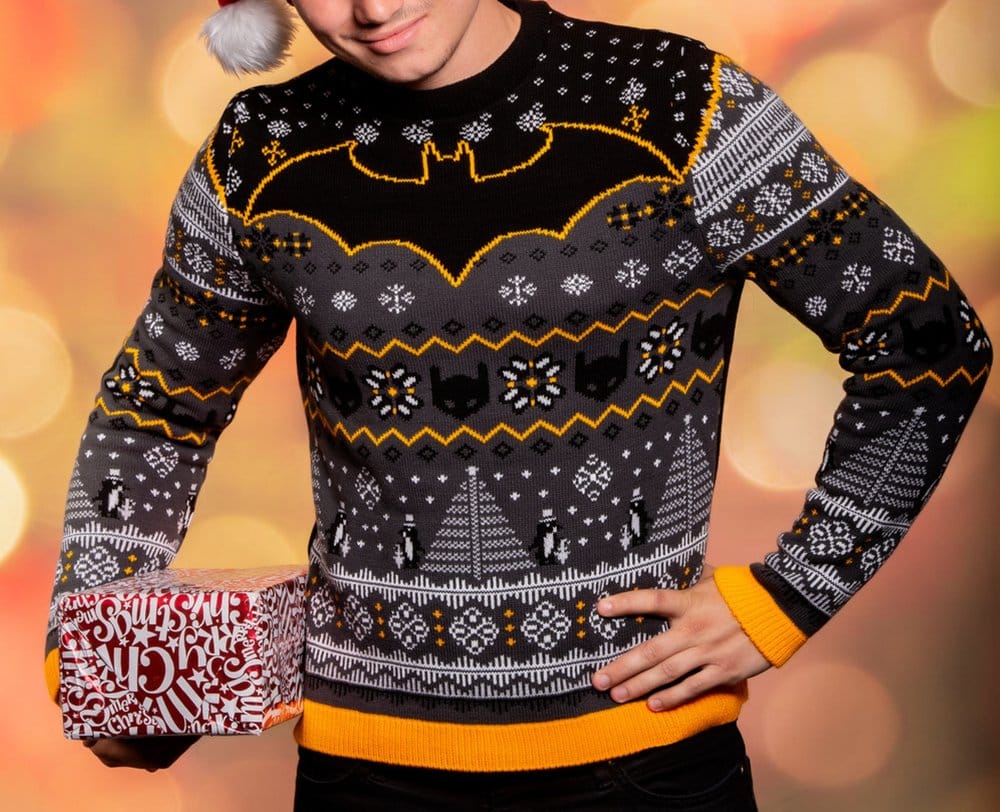 Batman Sudadera navideña Penguin Talla M