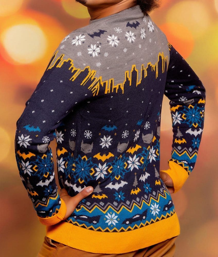 Batman Sudadera navideña Frosty Talla L