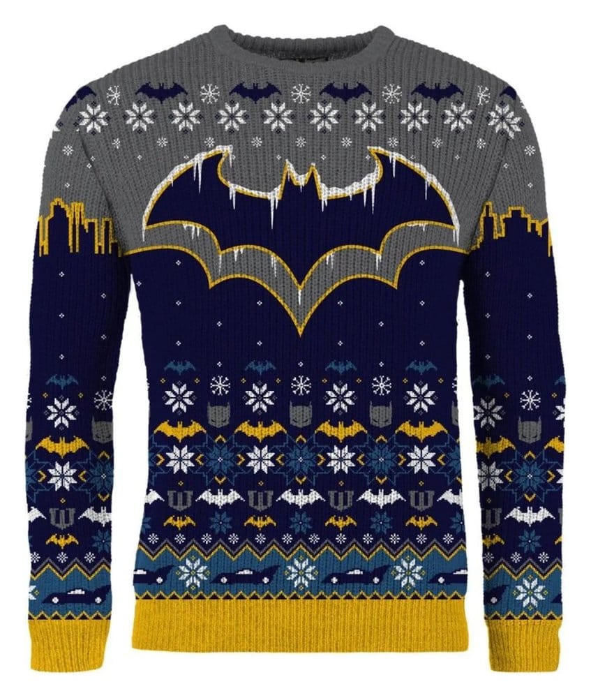 Batman Sudadera navideña Frosty Talla L