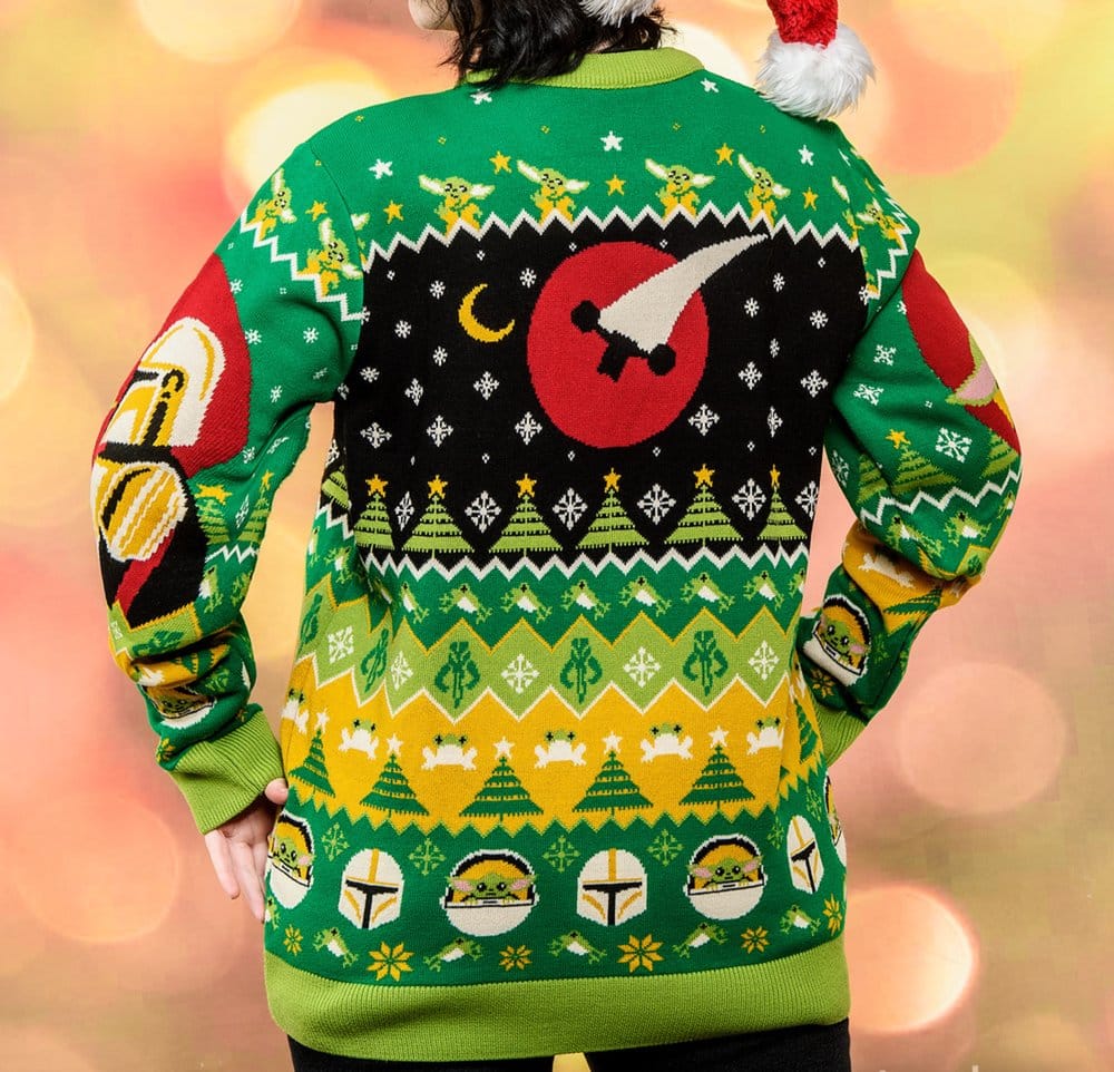 Star Wars Sudadera navideña Baby Yoda Talla M Frikytopia