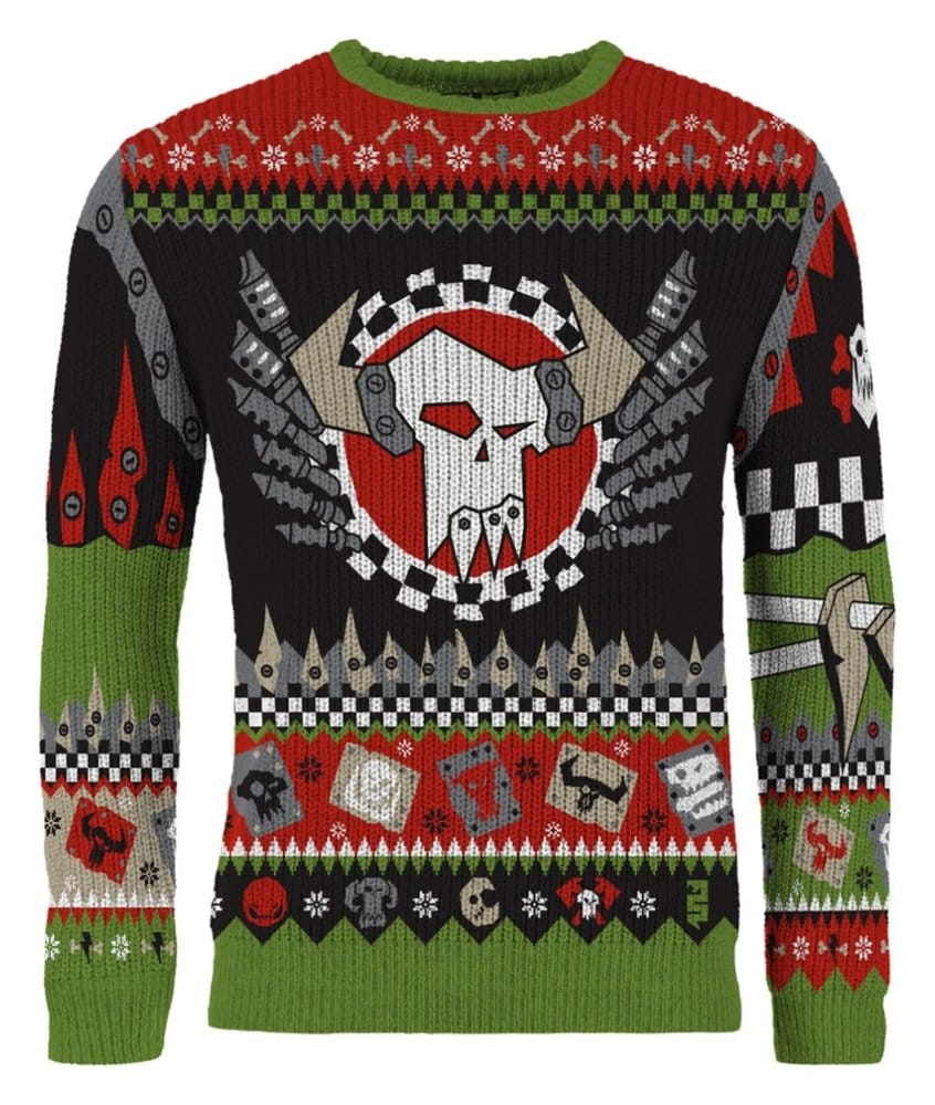 Warhammer 40,000 Sudadera navideña Ork Talla M