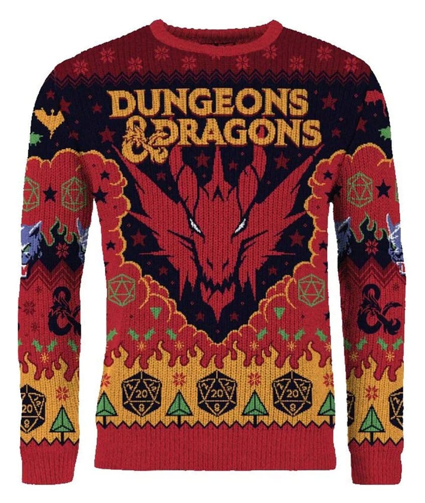 Dungeons & Dragons Sudadera navideña Talla S