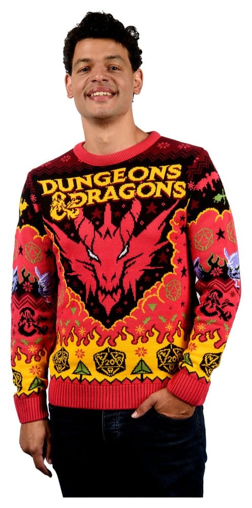 Dungeons & Dragons Sudadera navideña Talla M