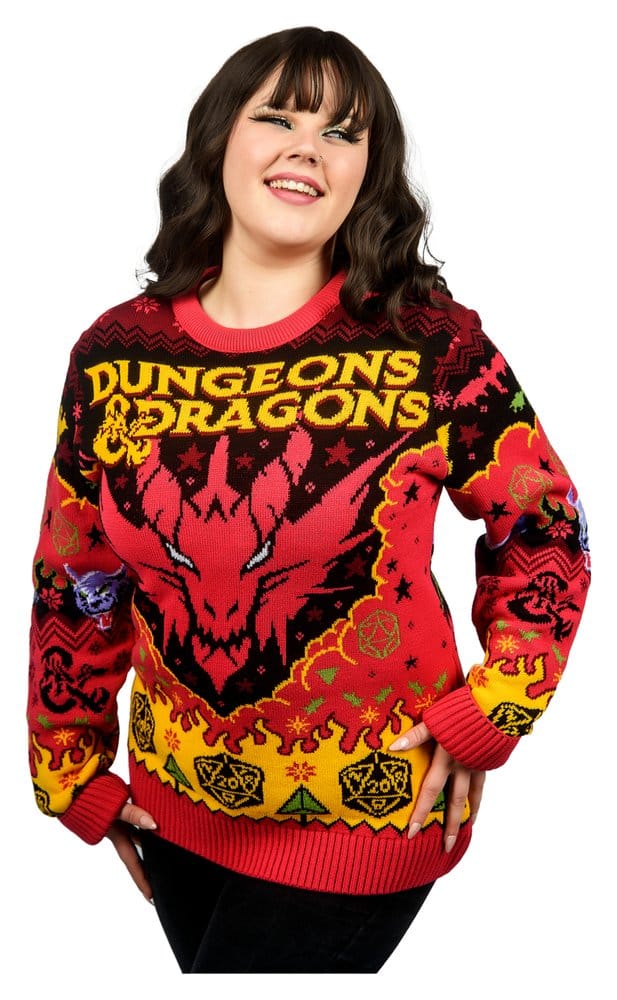 Dungeons & Dragons Sudadera navideña Talla S