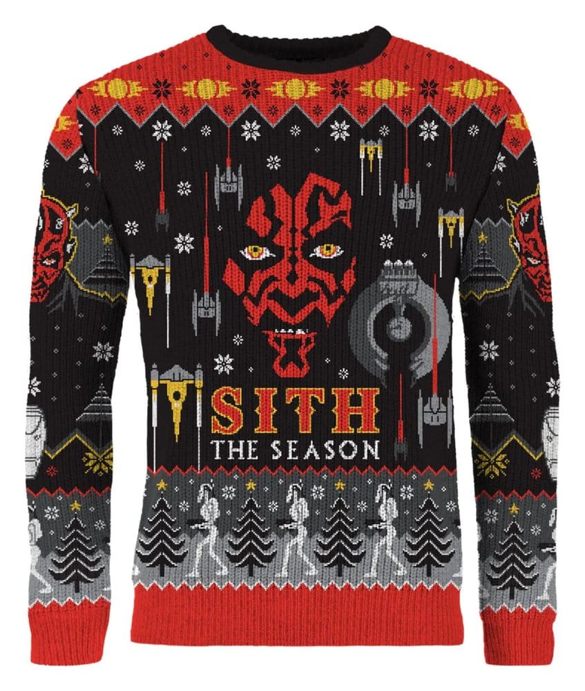 Star Wars Sudadera navideña Sith Talla XXL