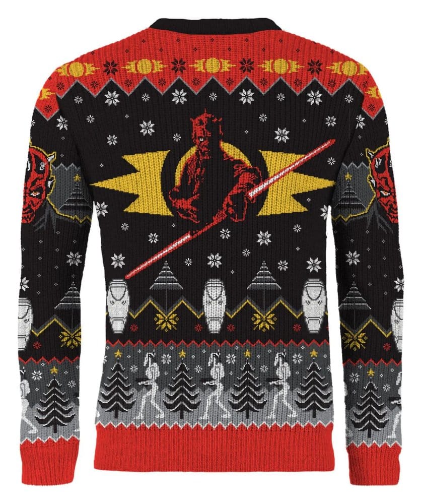 Star Wars Sudadera navideña Sith Talla XXL