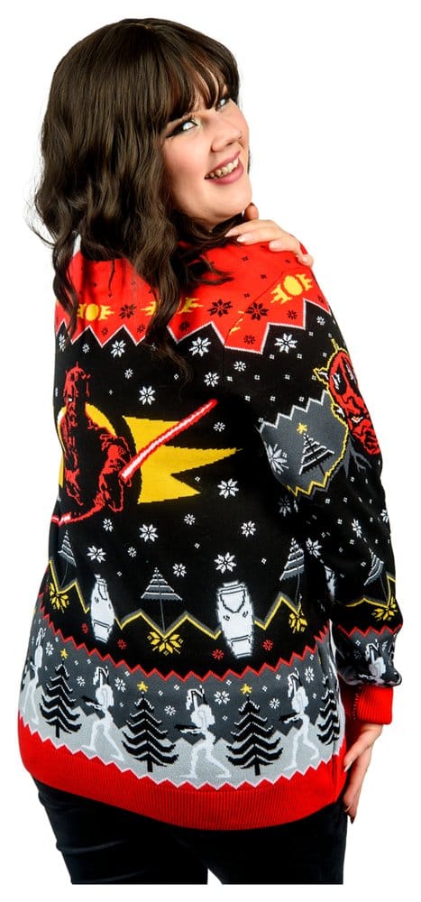 Star Wars Sudadera navideña Sith Talla XL
