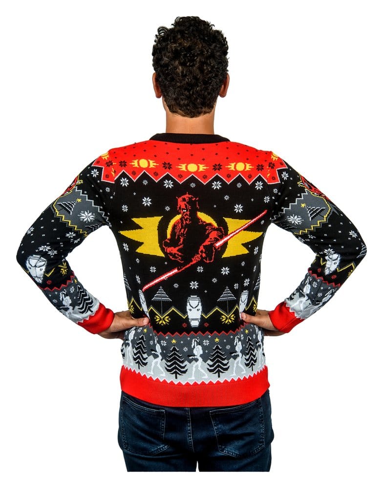 Star Wars Sudadera navideña Sith Talla XXL
