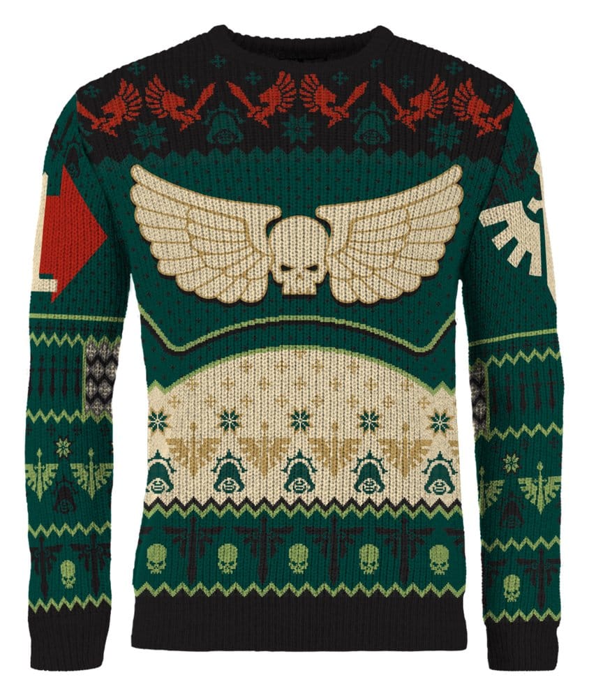 Warhammer 40,000 Sudadera navideña Dark Angels Talla XL