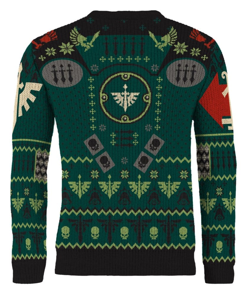 Warhammer 40,000 Sudadera navideña Dark Angels Talla L