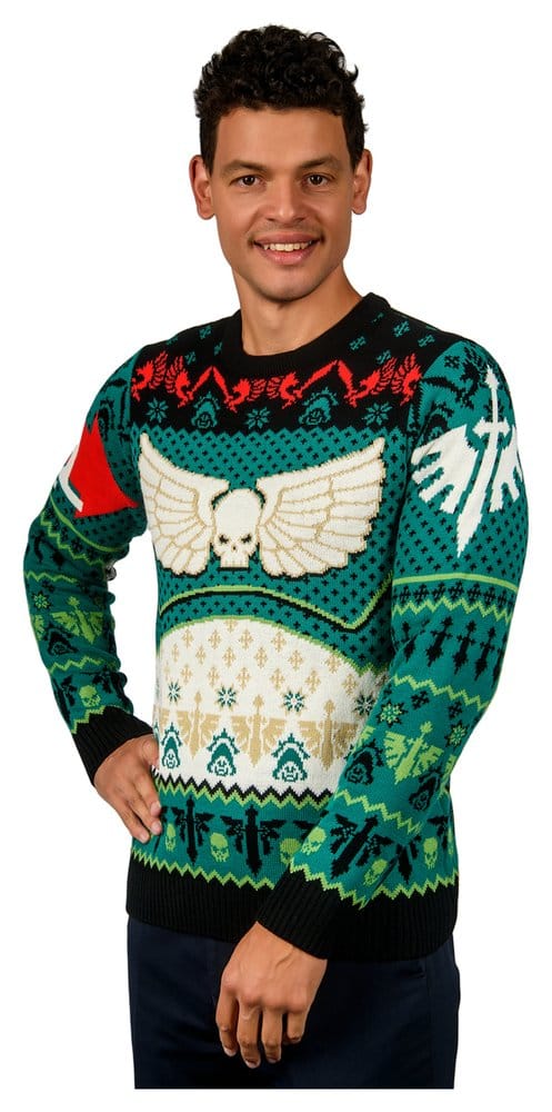 Warhammer 40,000 Sudadera navideña Dark Angels Talla XXL
