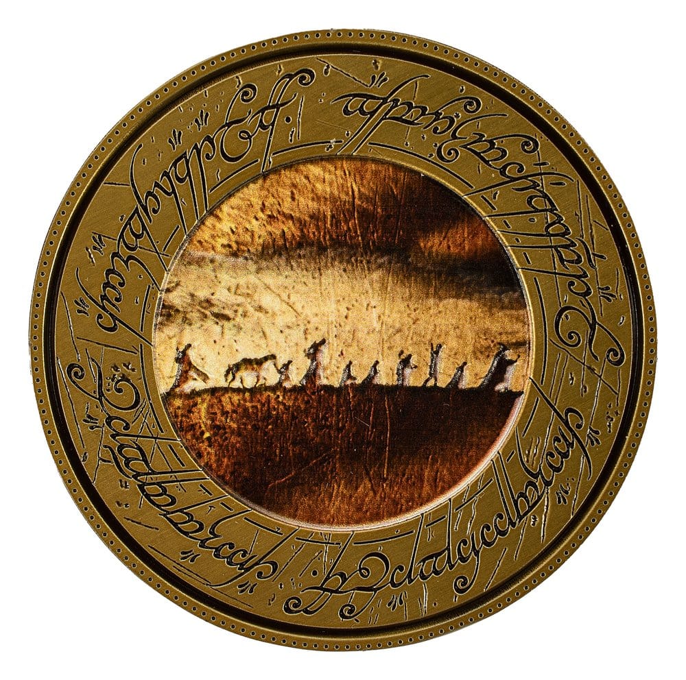 El Señor de los Anillos Moneda con Soporte La Comunidad Frikytopia