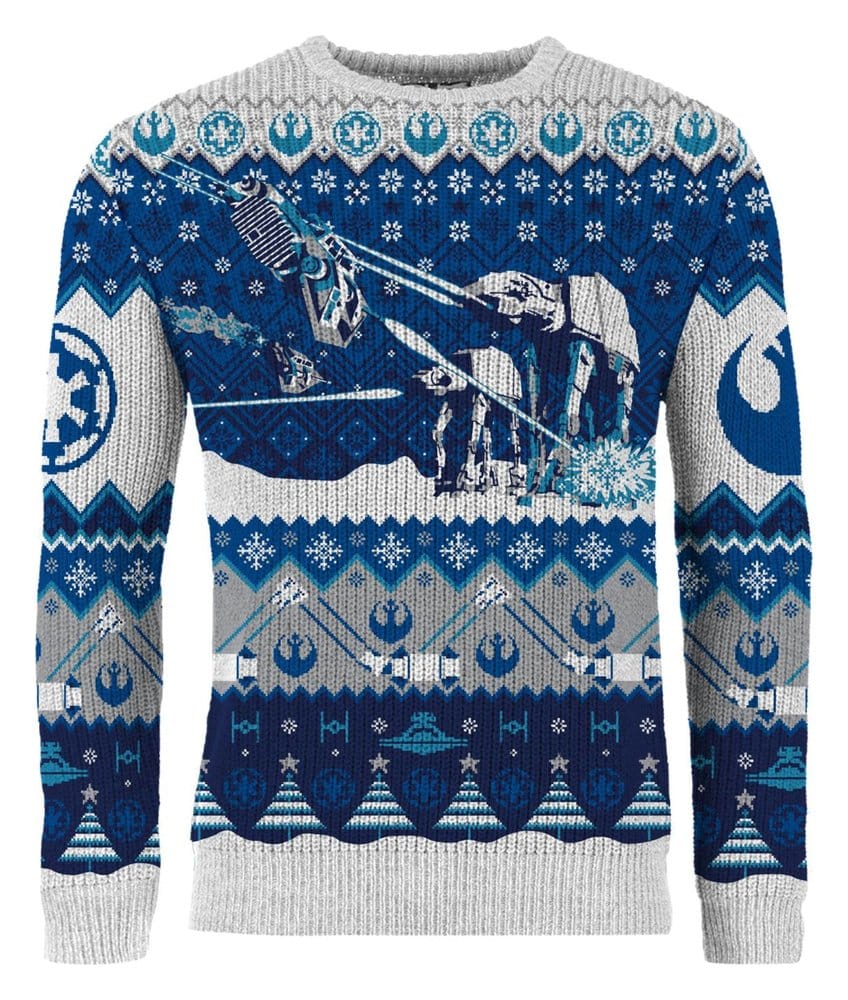 Star Wars Sudadera navideña AT-AT Assault Talla XXL