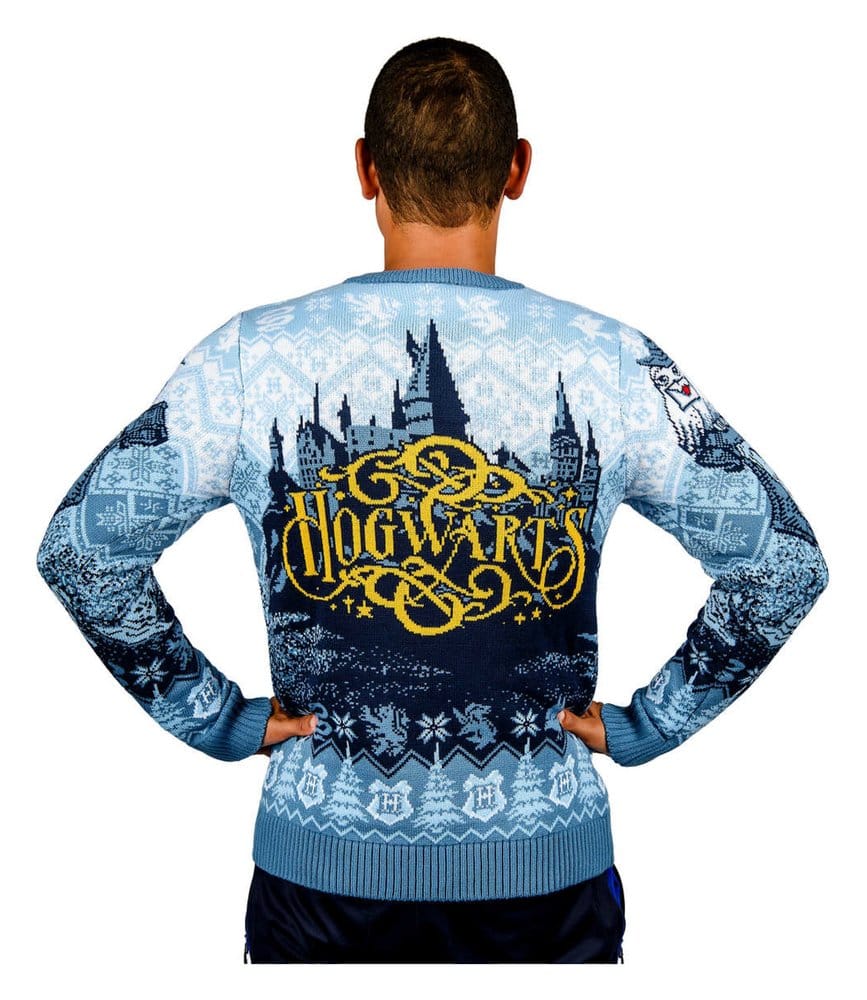 Harry Potter Sudadera navideña Hogwarts Talla XL