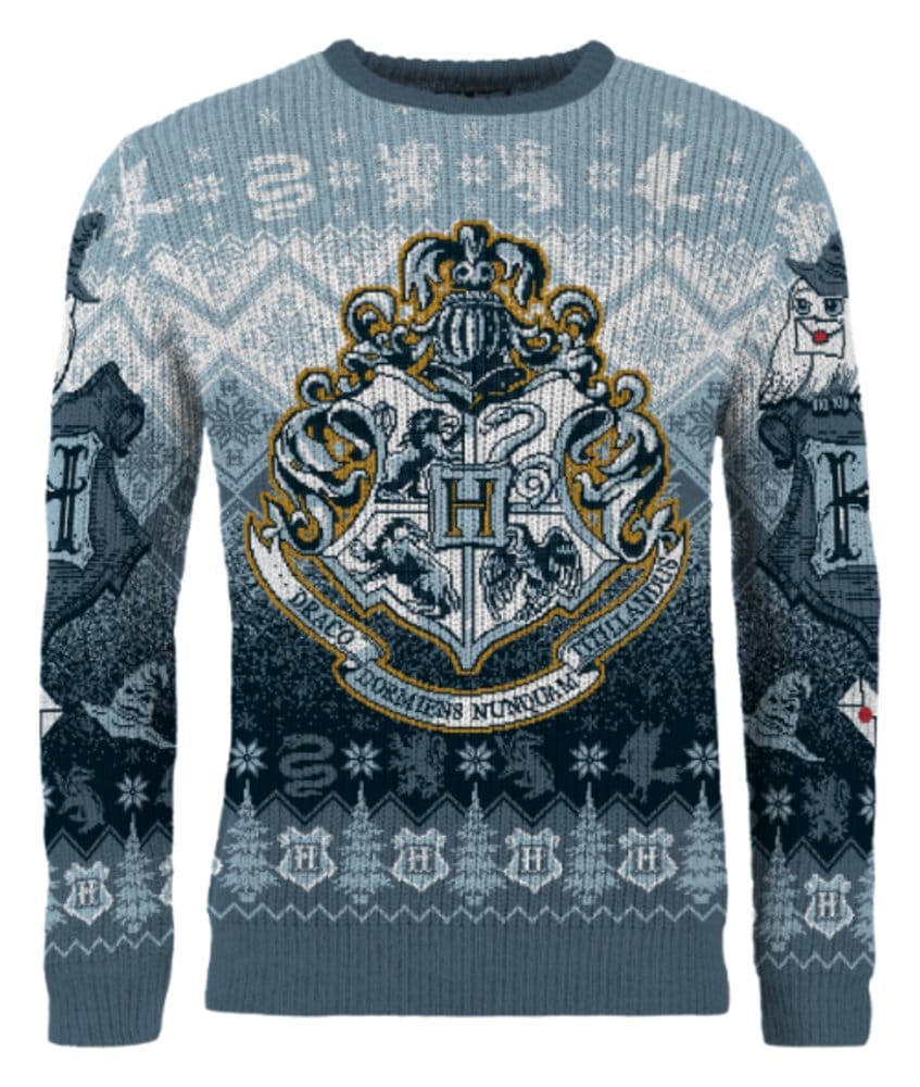 Harry Potter Sudadera navideña Hogwarts Talla XL