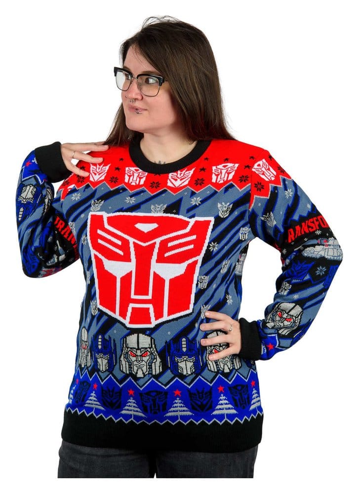 Transformers Sudadera navideña Talla XXL