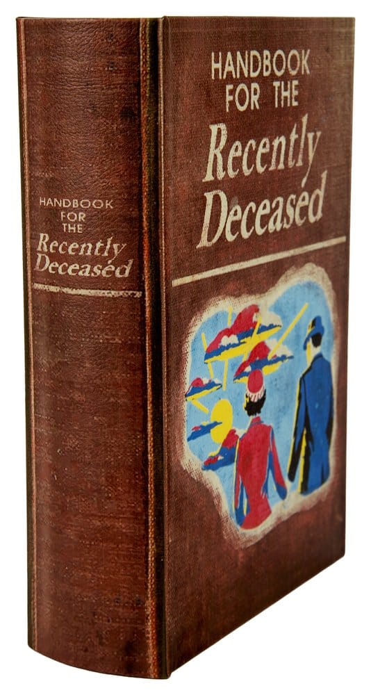 Beetlejuice Caja Réplica Handbook for the Recently Deceased