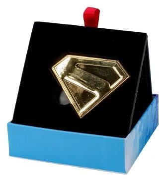 Superman Réplica de escudo dorado Imán Frikytopia