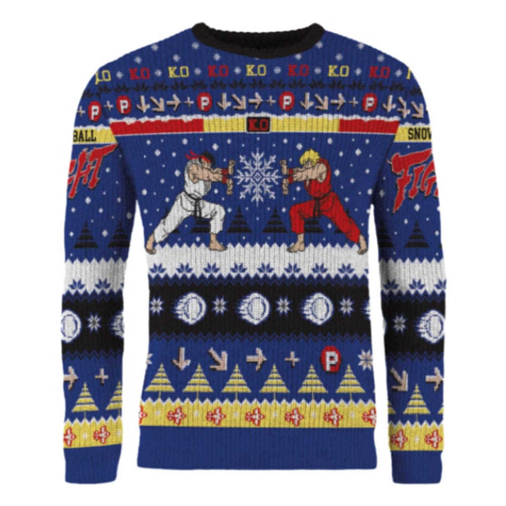 Street Fighter Suéter navideño Ryu & Ken talla M Frikytopia