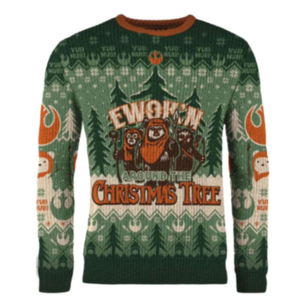 Star Wars Suéter navideño Ewok'n around the Christmas Tree  talla S Frikytopia