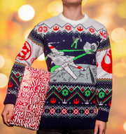 Star Wars Sudadera navideña X-Wing v TIE Fighter Talla XL