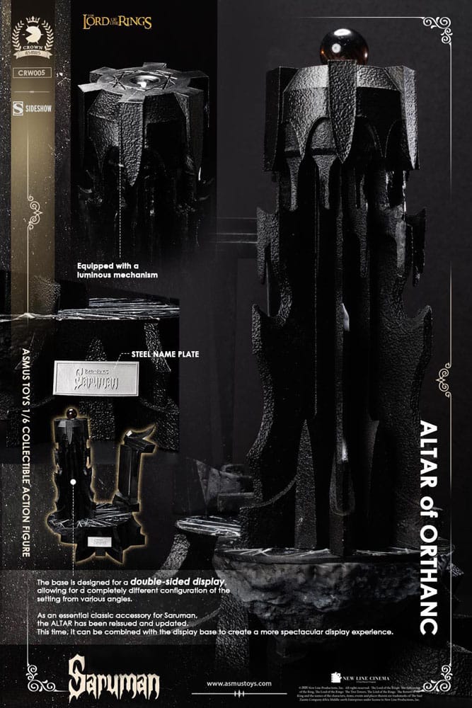 El Señor de los Anillos Figura 1/6 Saruman 31 cm
