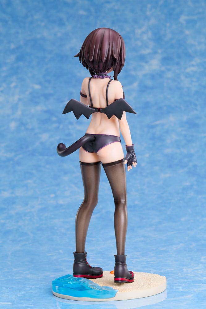 KonoSuba: An Explosion on This Wonderful World! Estatua 1/7 Megumin Chomusuke Swimsuit Ver. 22 cm